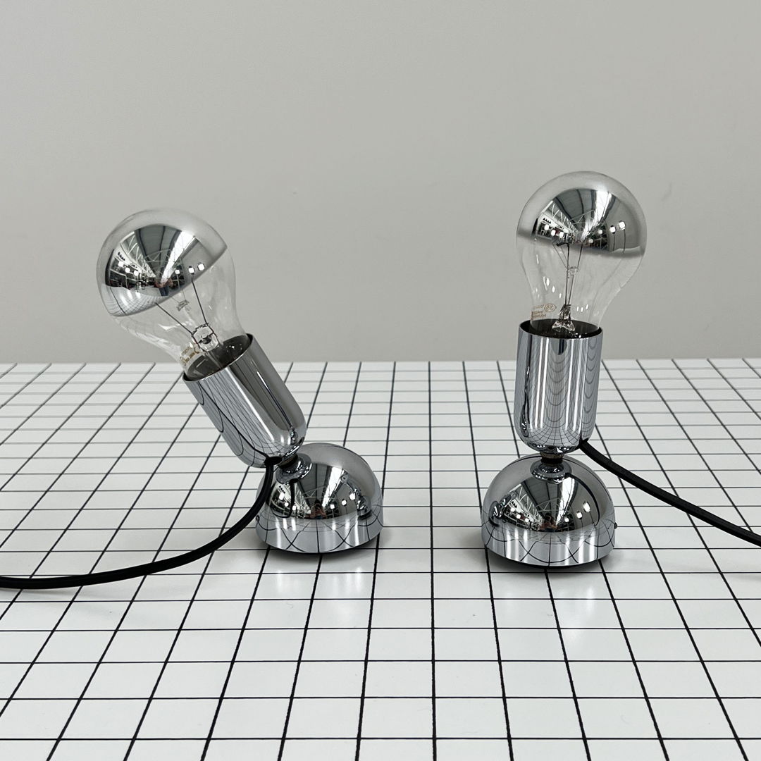 Pair of Pollux Wall Sconces or Table Lamps by Ingo Maurer for Design M, 1970s