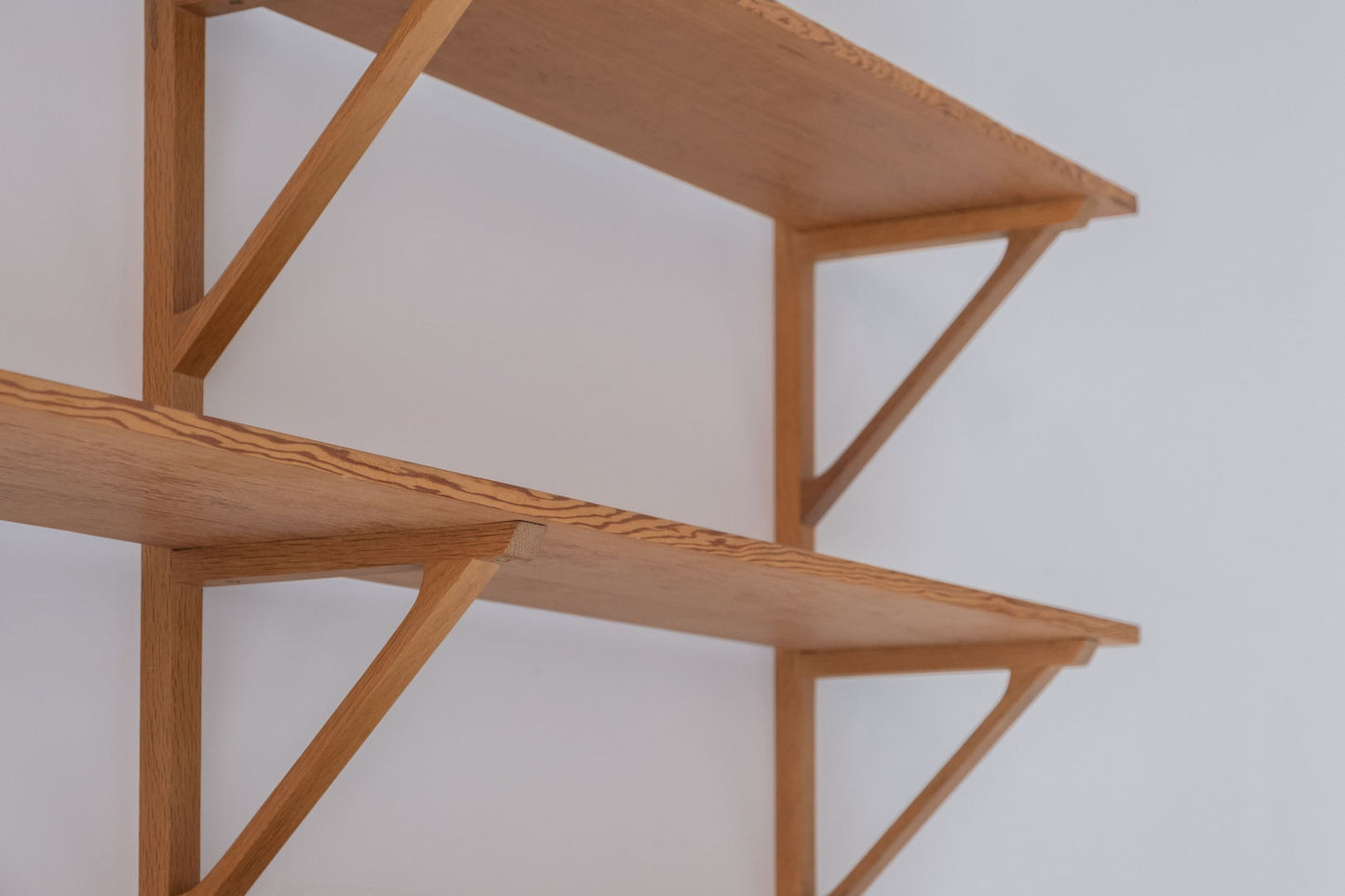 Magnificent bookshelf model BM 291 by Børge Mogensen for Fredericia Stolefabrik, Denmark 1956.