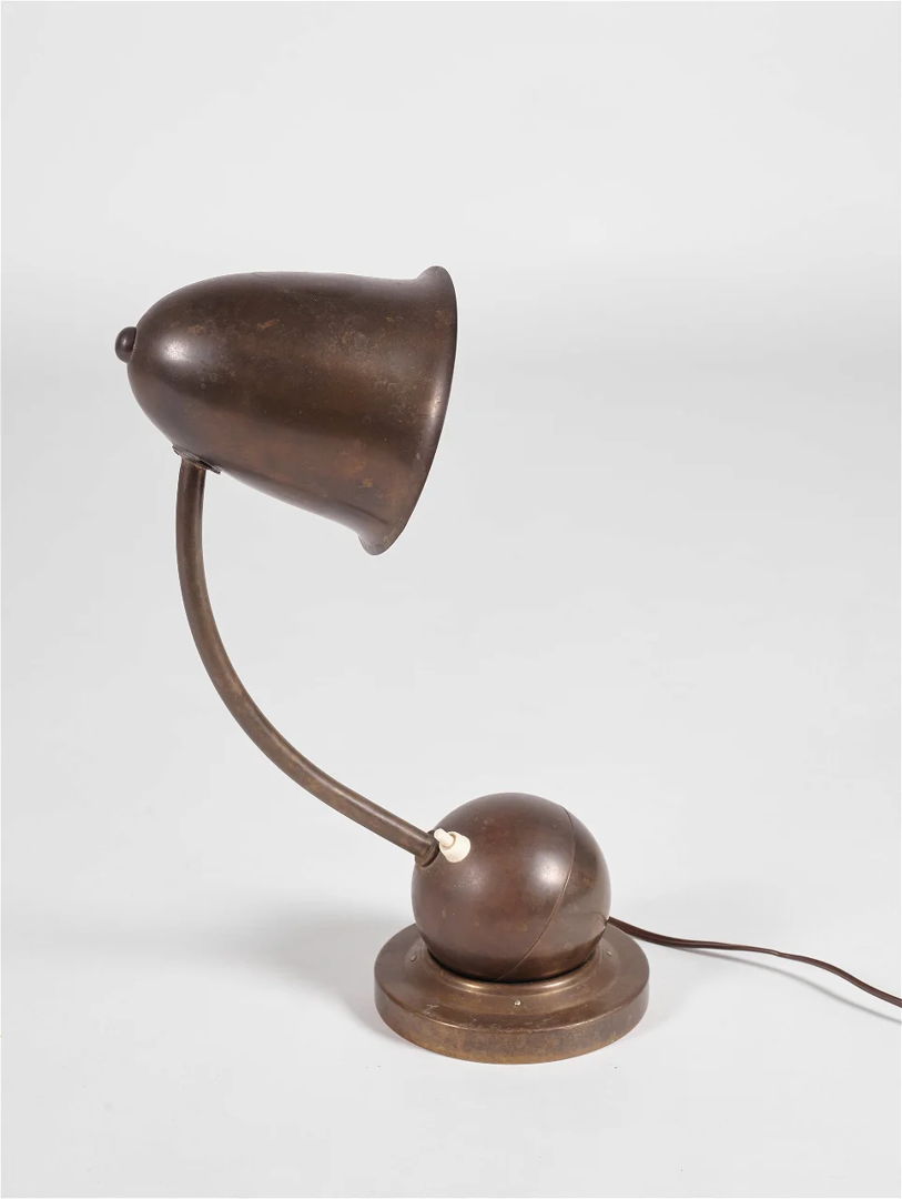 W.H. Gispen 'Duikelaar', art deco table lamp