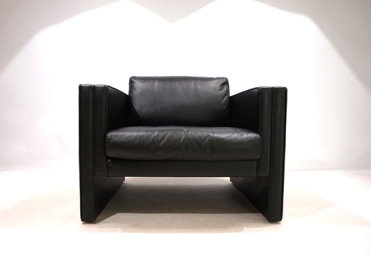 Knoll Studio Line leather armchair by Jürgen Lange, 1970