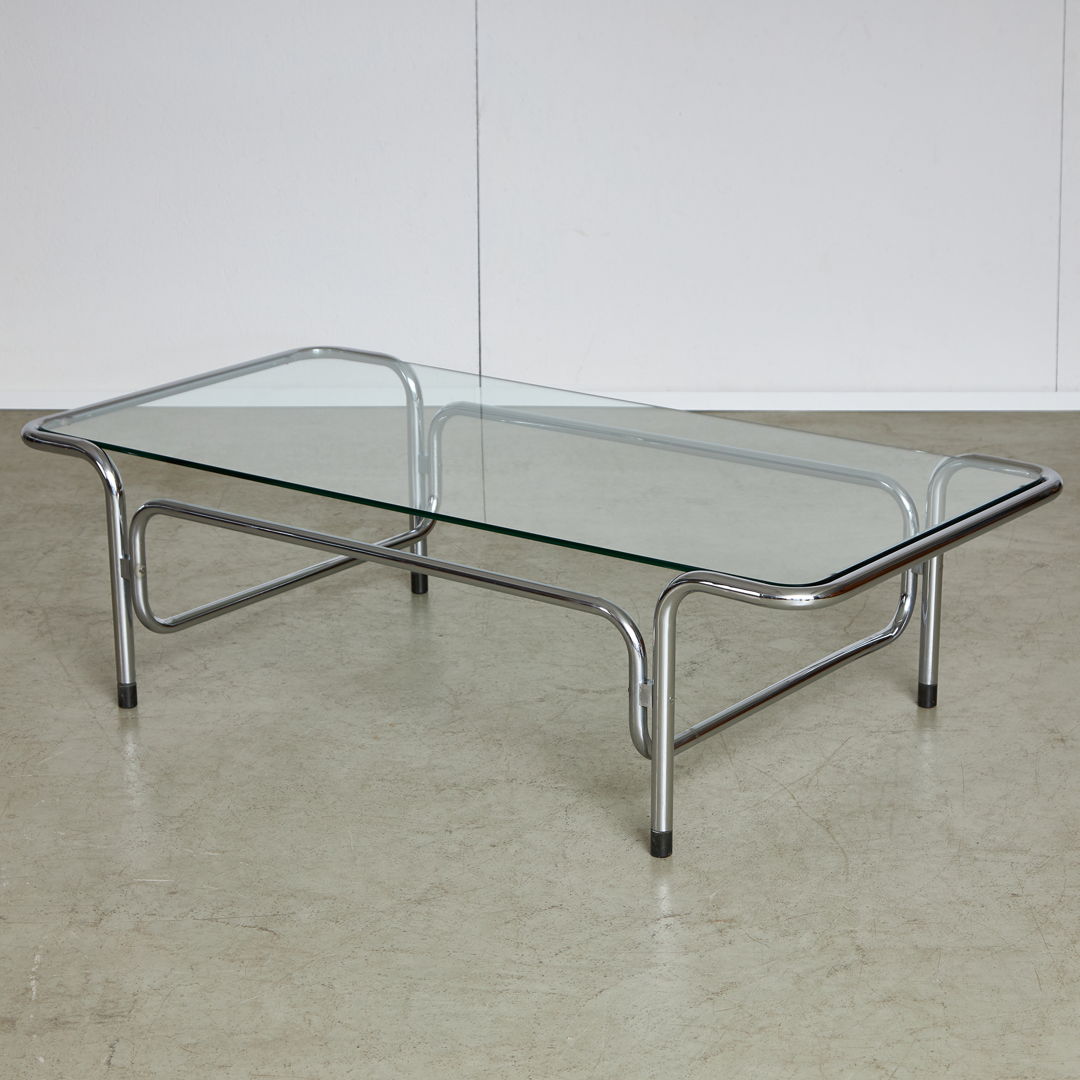 Curved Frame Low Coffee Table