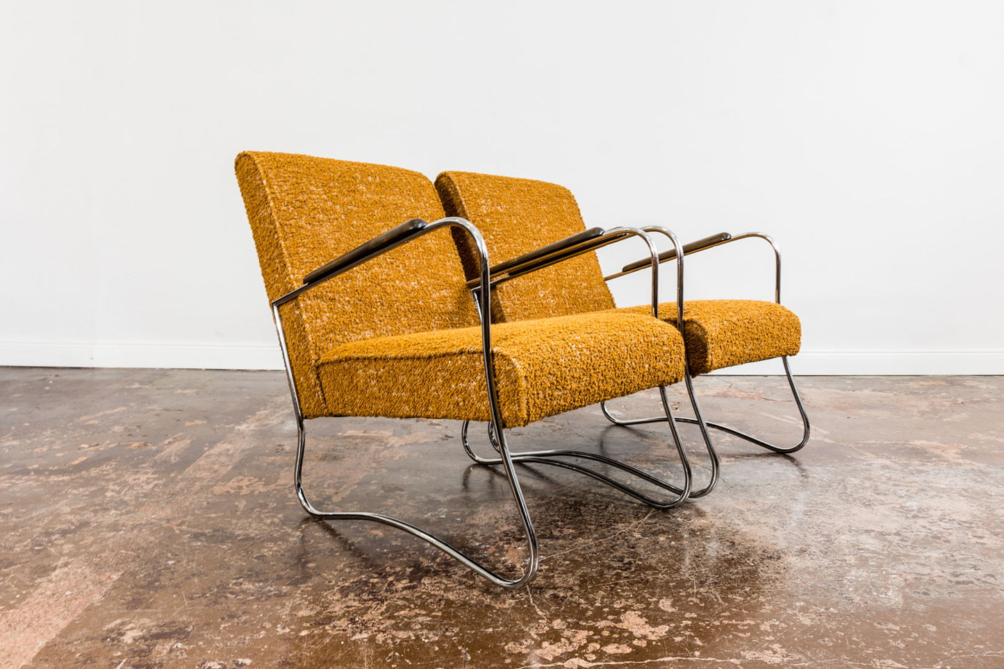 Pair Of Mid Century Armchairs, Europe, 1950s