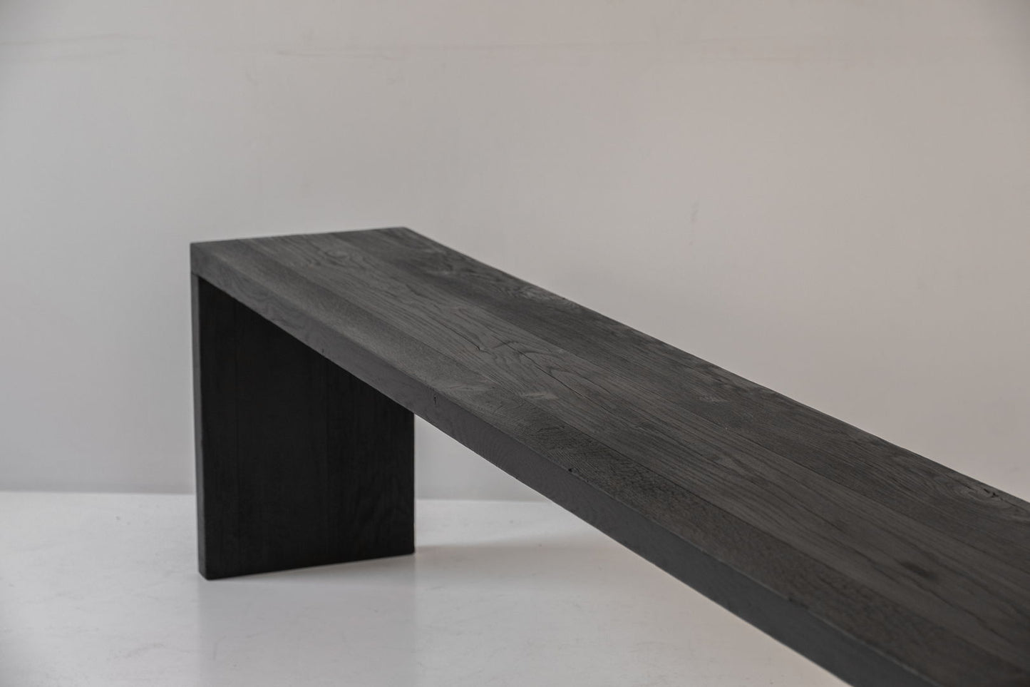 Custom made Modernist bench by a local cabinetmaker, Belgium 1970s.