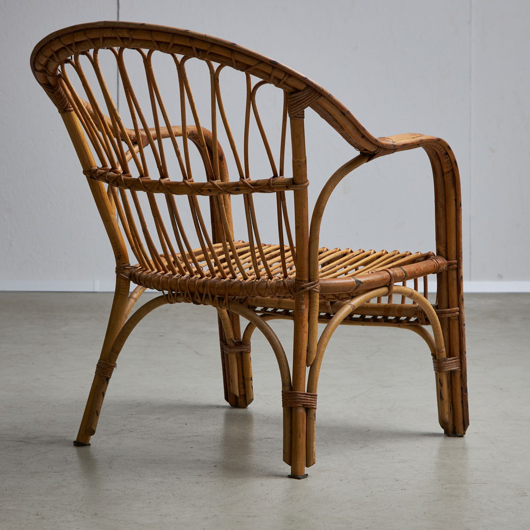 Wicker Rattan Armchair