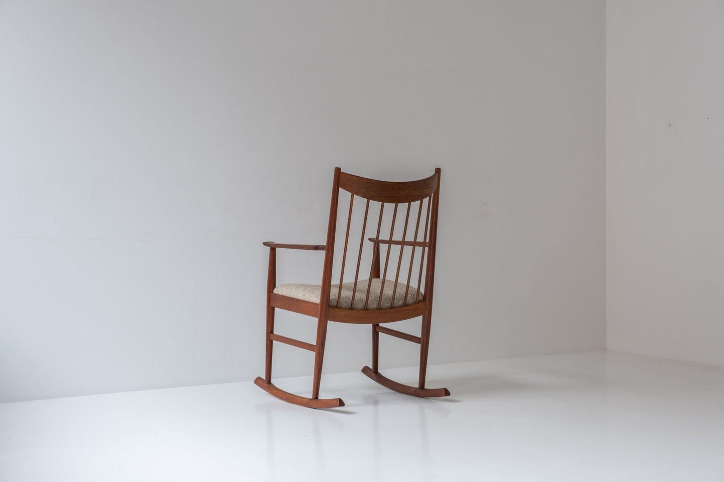 Rocking chair designed by Helge Sibast for Sibast, Denmark 1960s. .