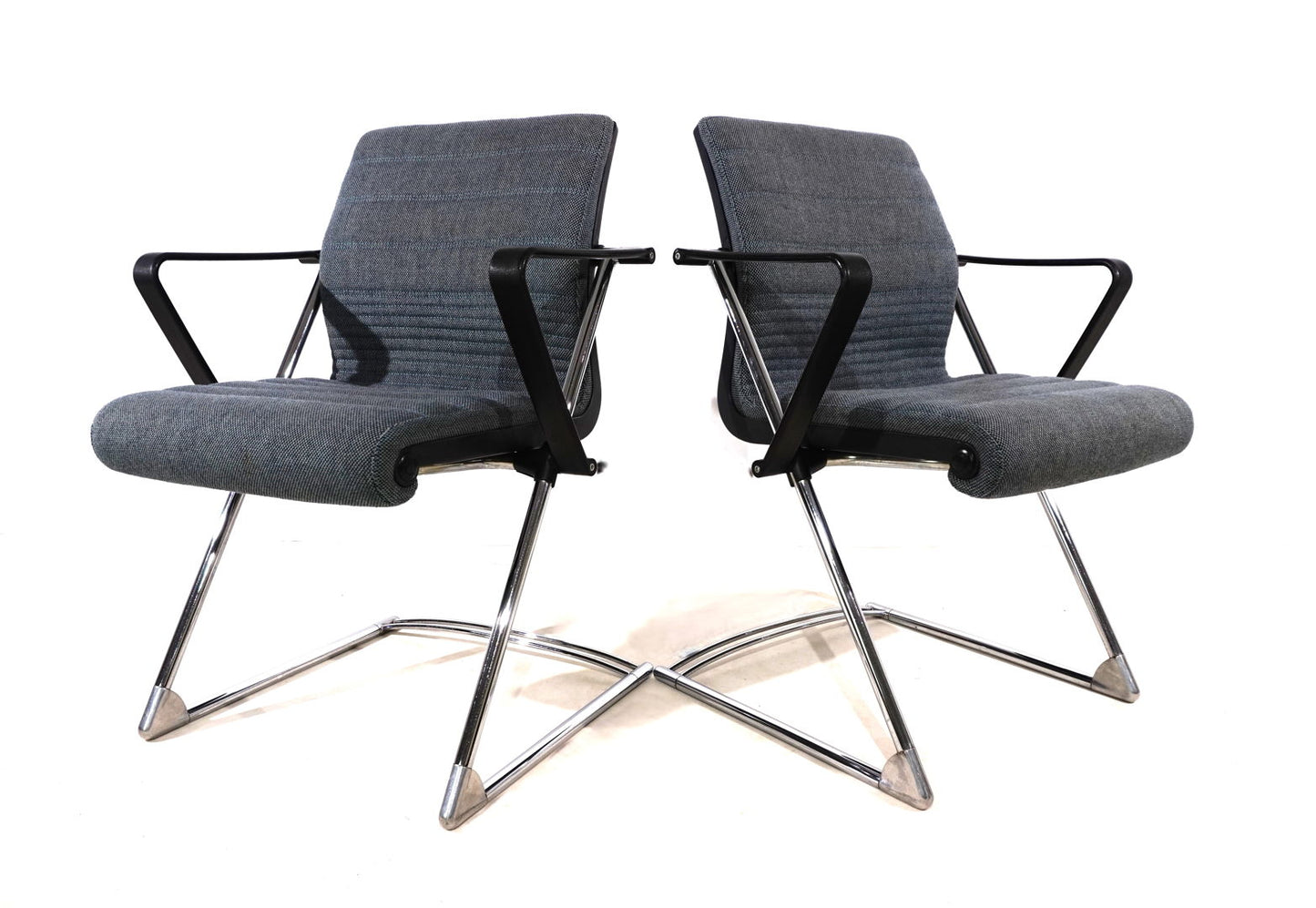 Set of 2 Drabert Z conference/dining room chairs by Prof. Hans Ullrich Bitsch