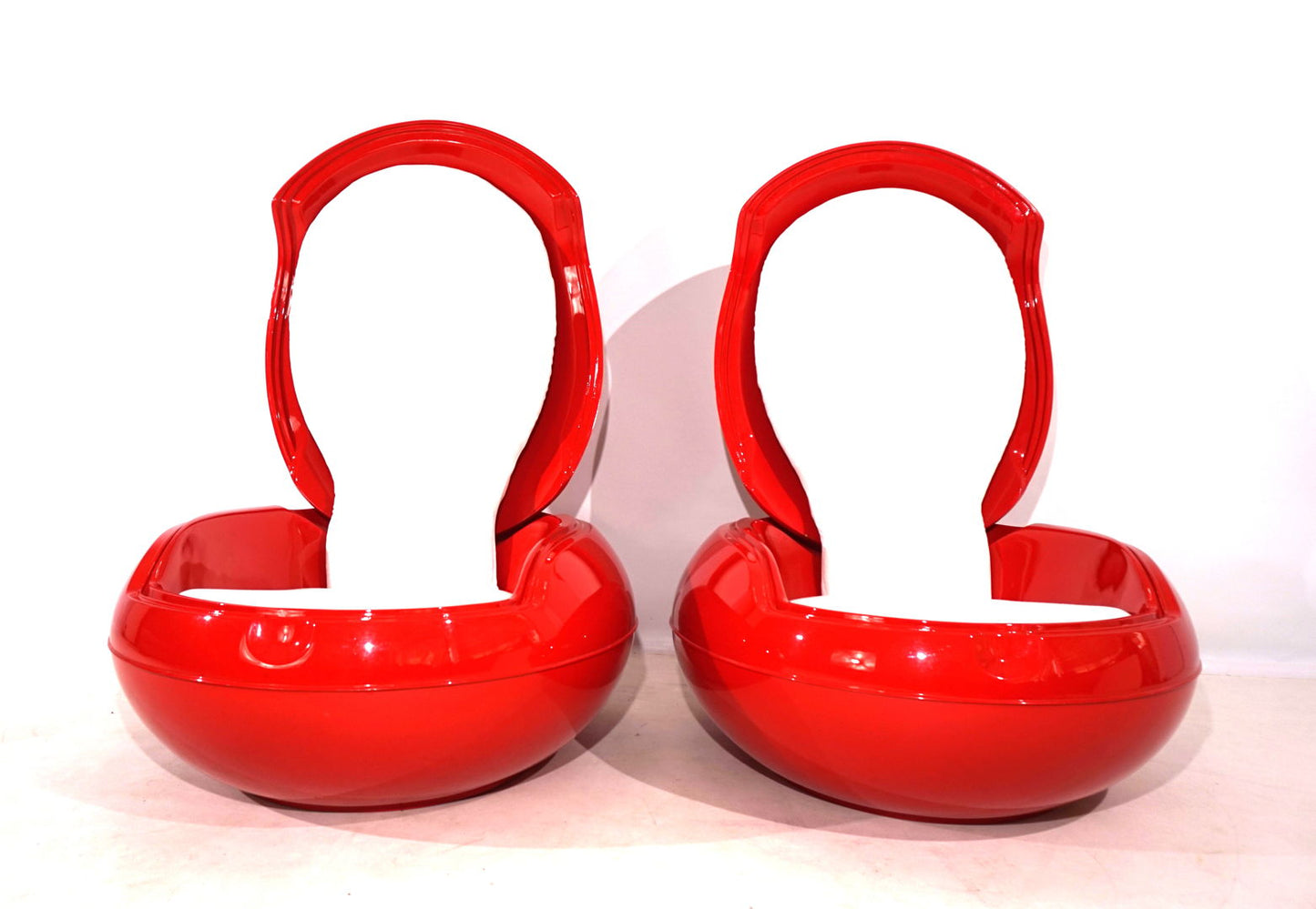 Set of 2 garden egg chairs by Peter Ghyczy for Reuter