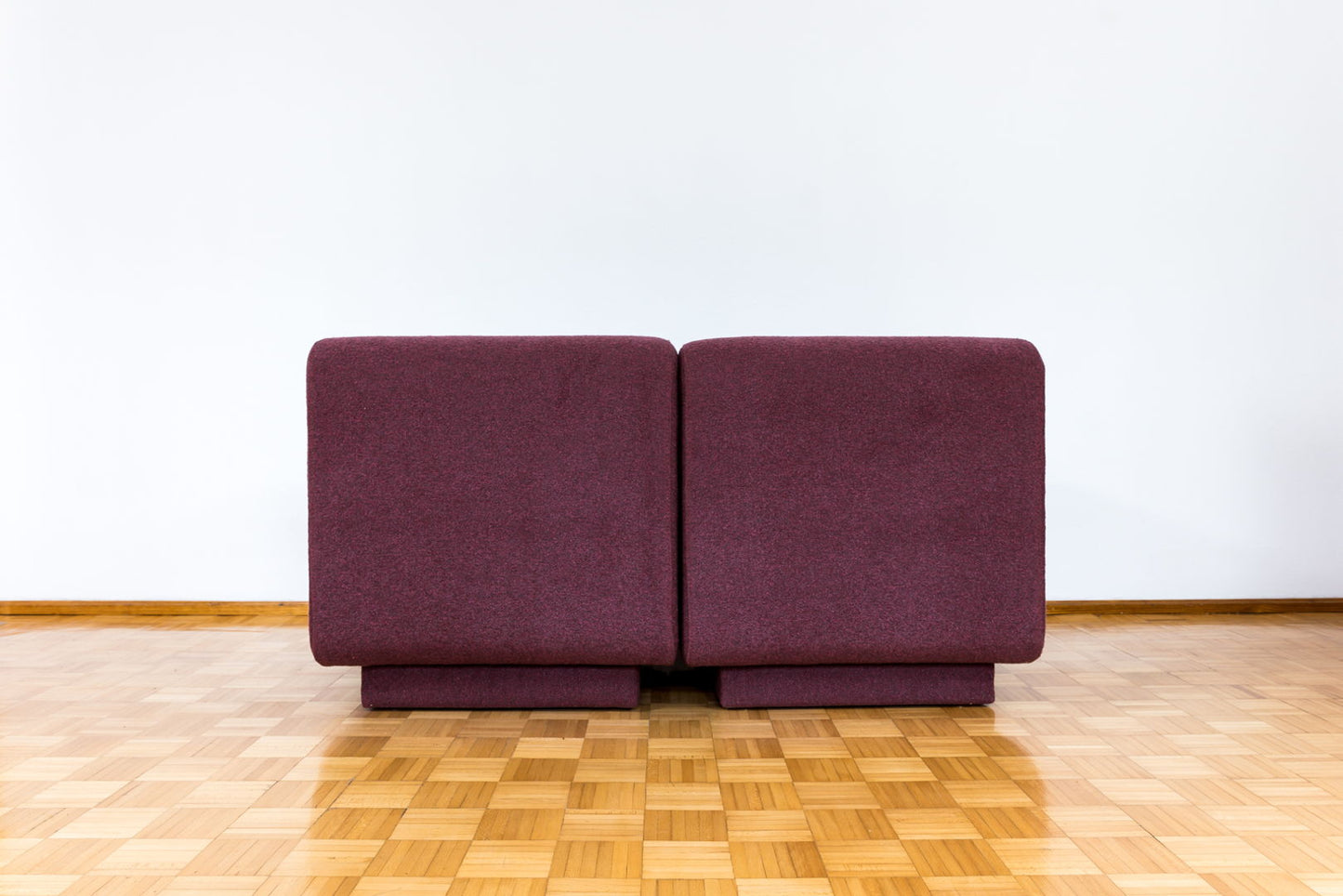 Purple Modular two-seater Sofa by Oelsa, Germany,  1970s