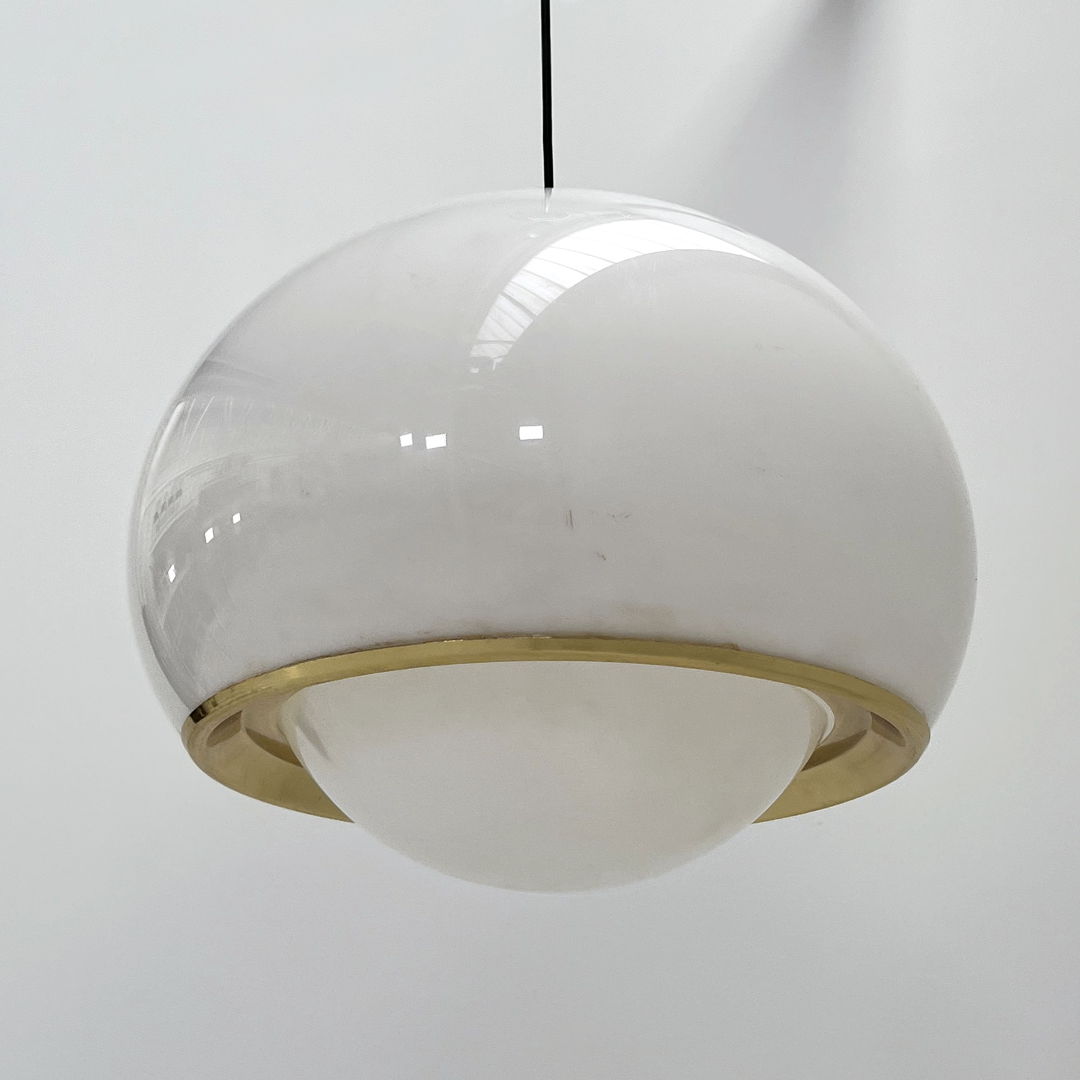 Gold Bud Pendant Lamp by Studio 6G for Guzzini, 1970s