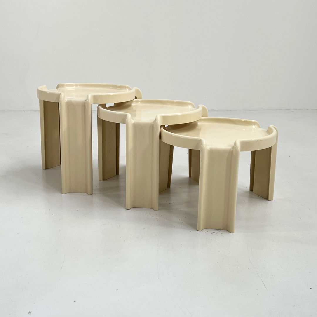 Set of Nesting Tables by Giotto Stoppino for Kartell, 1970s