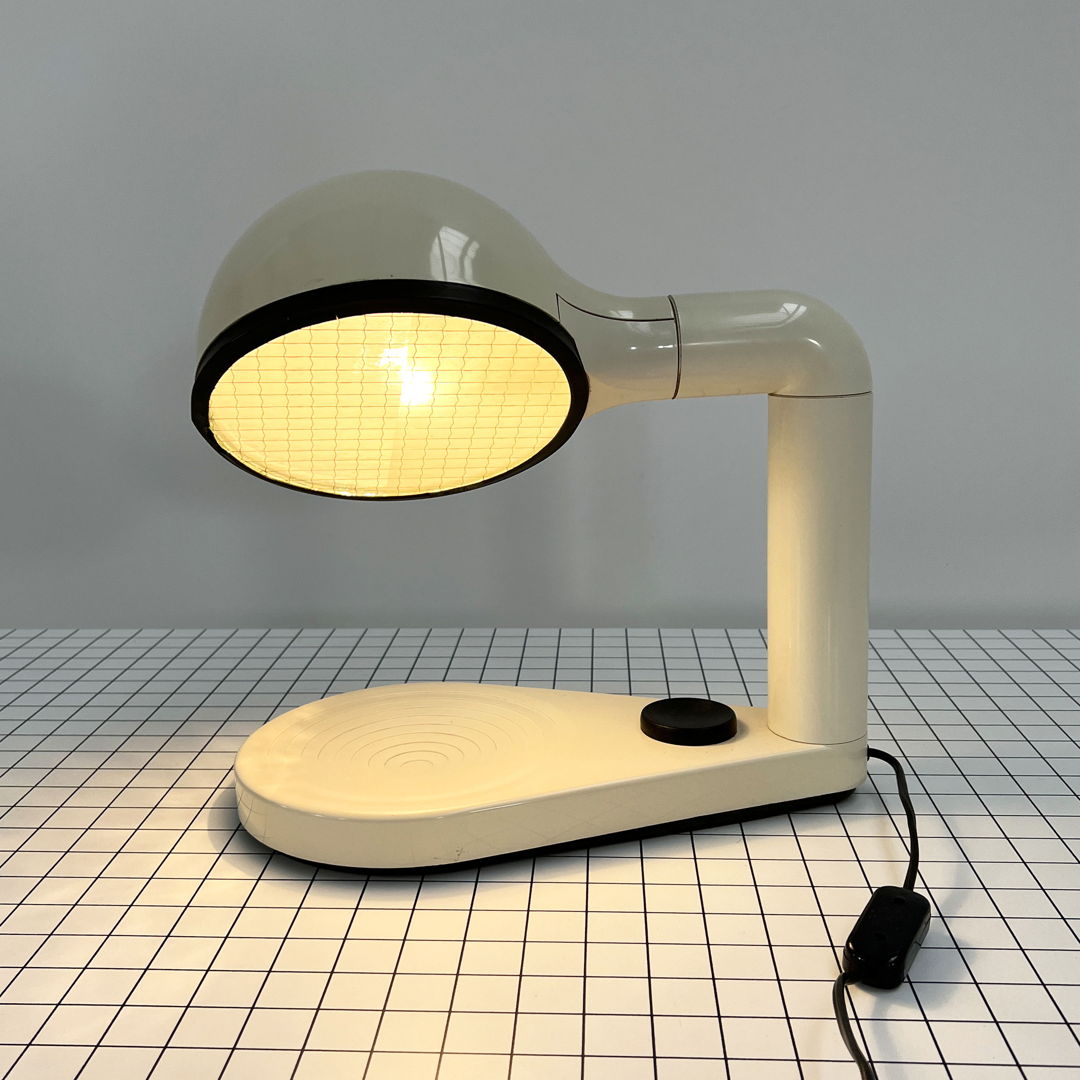 Drive Desk Lamp by Adalberto Dal Lago for Bieffeplast, 1970s