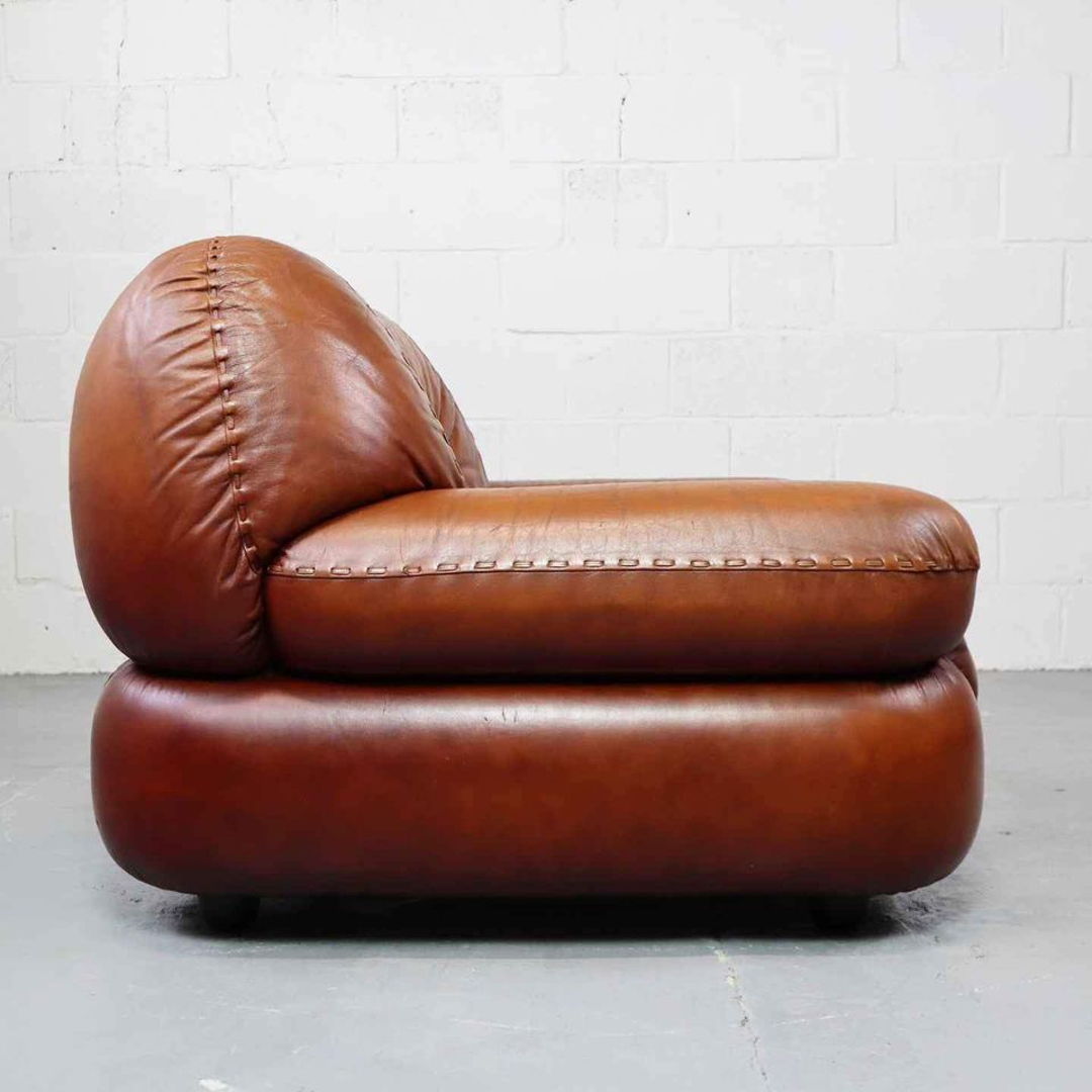 Sapporo lounge chair by Mobil Girgi Italy 1970's