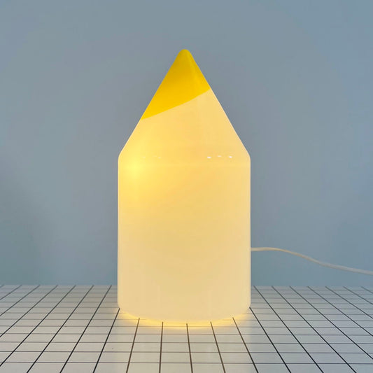 Yellow Pencil Lamp from Vetri Murano, 1970s