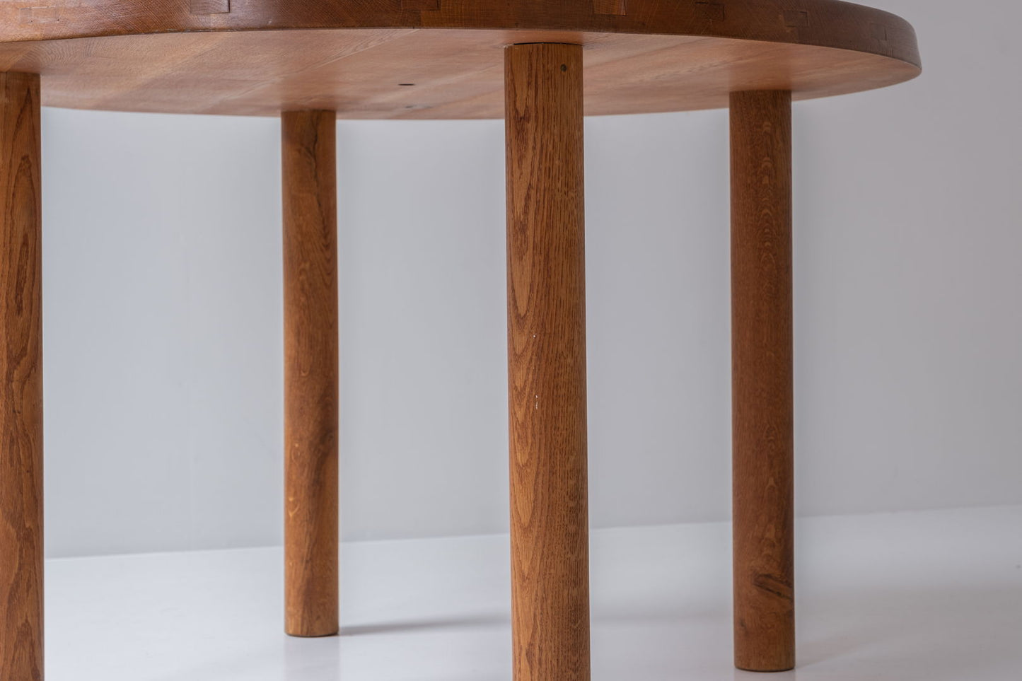 Early edition ‘T02’ dining table by Pierre Chapo, designed and manufactured in his own workshop in France around 1962