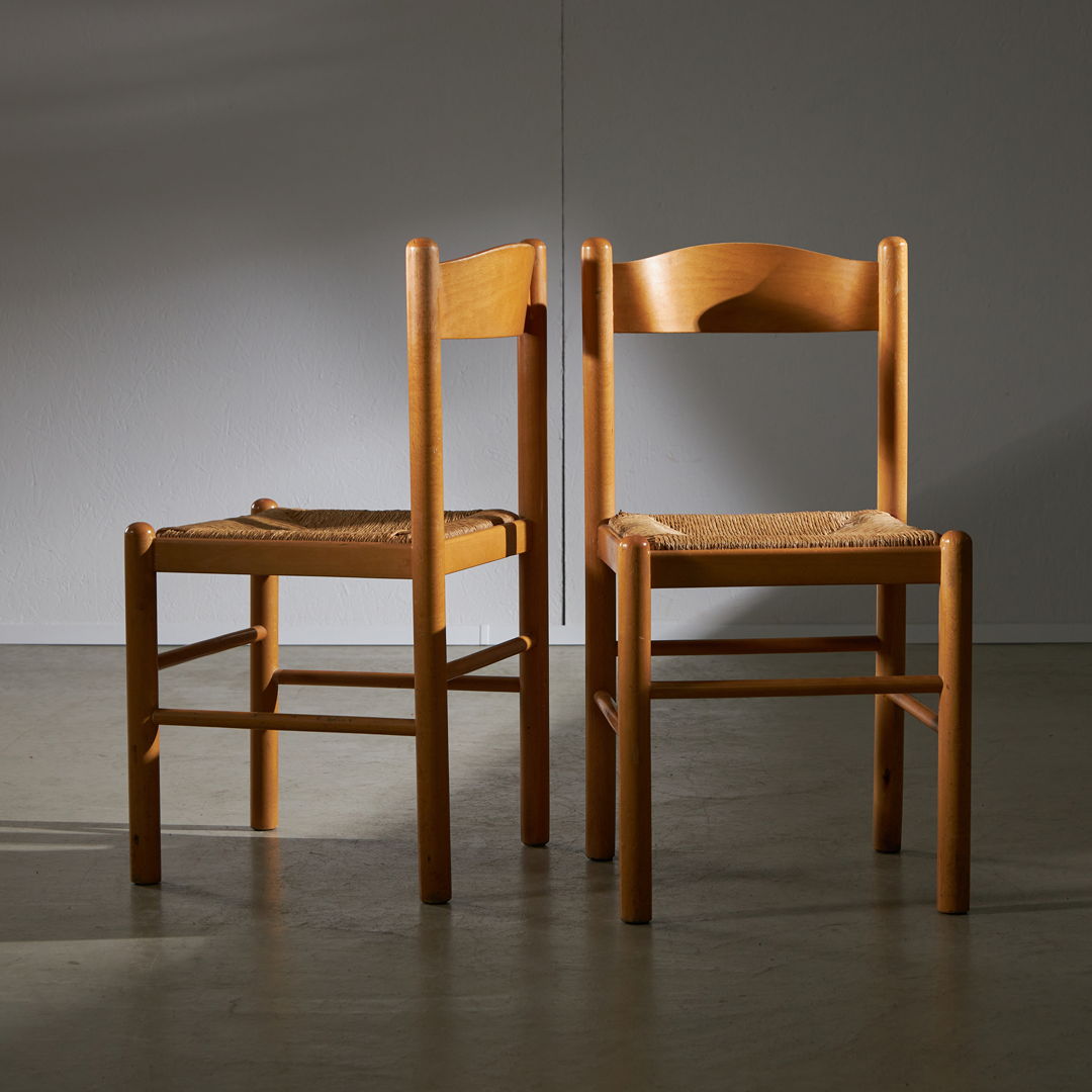 Italian Brutalist Dining Chairs