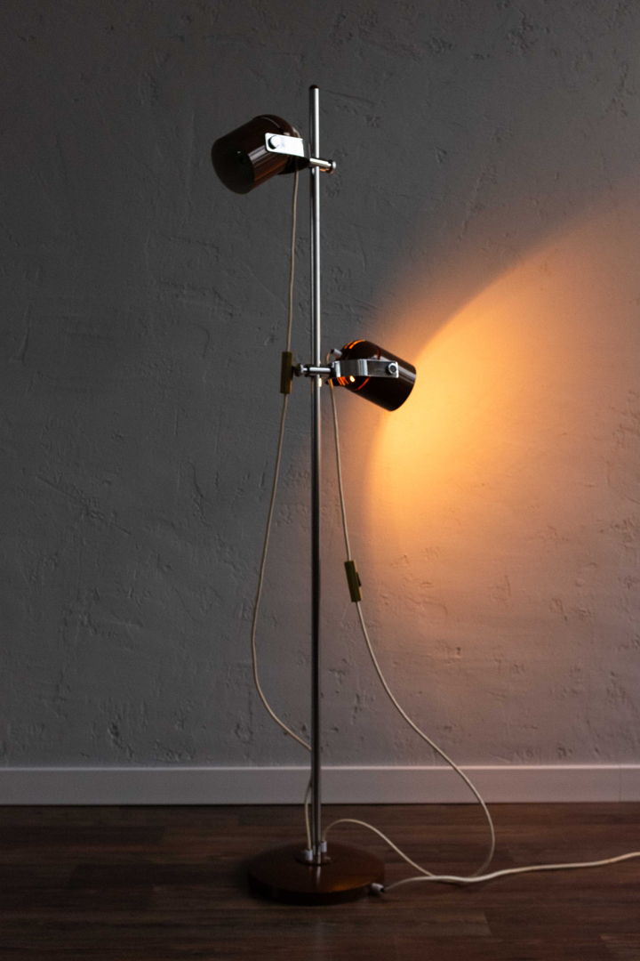 Space Age Combi Lux Floor Lamp By Stanislav Inndra For Lidokov, 70s