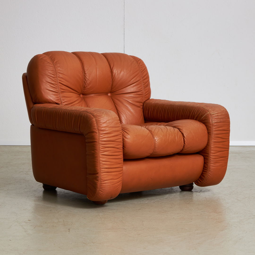 Leather Armchair 1970's