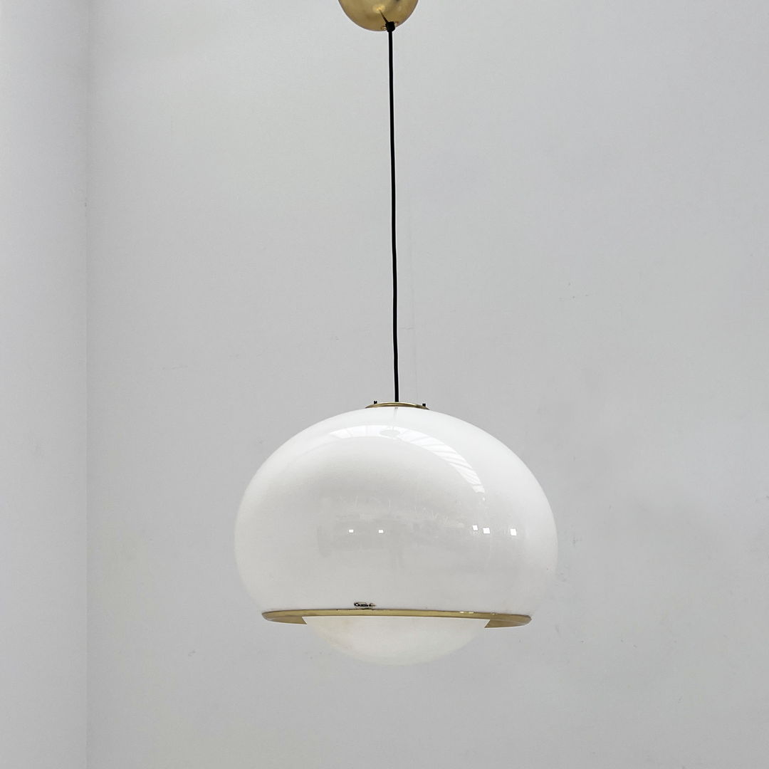 Gold Bud Pendant Lamp by Studio 6G for Guzzini, 1970s