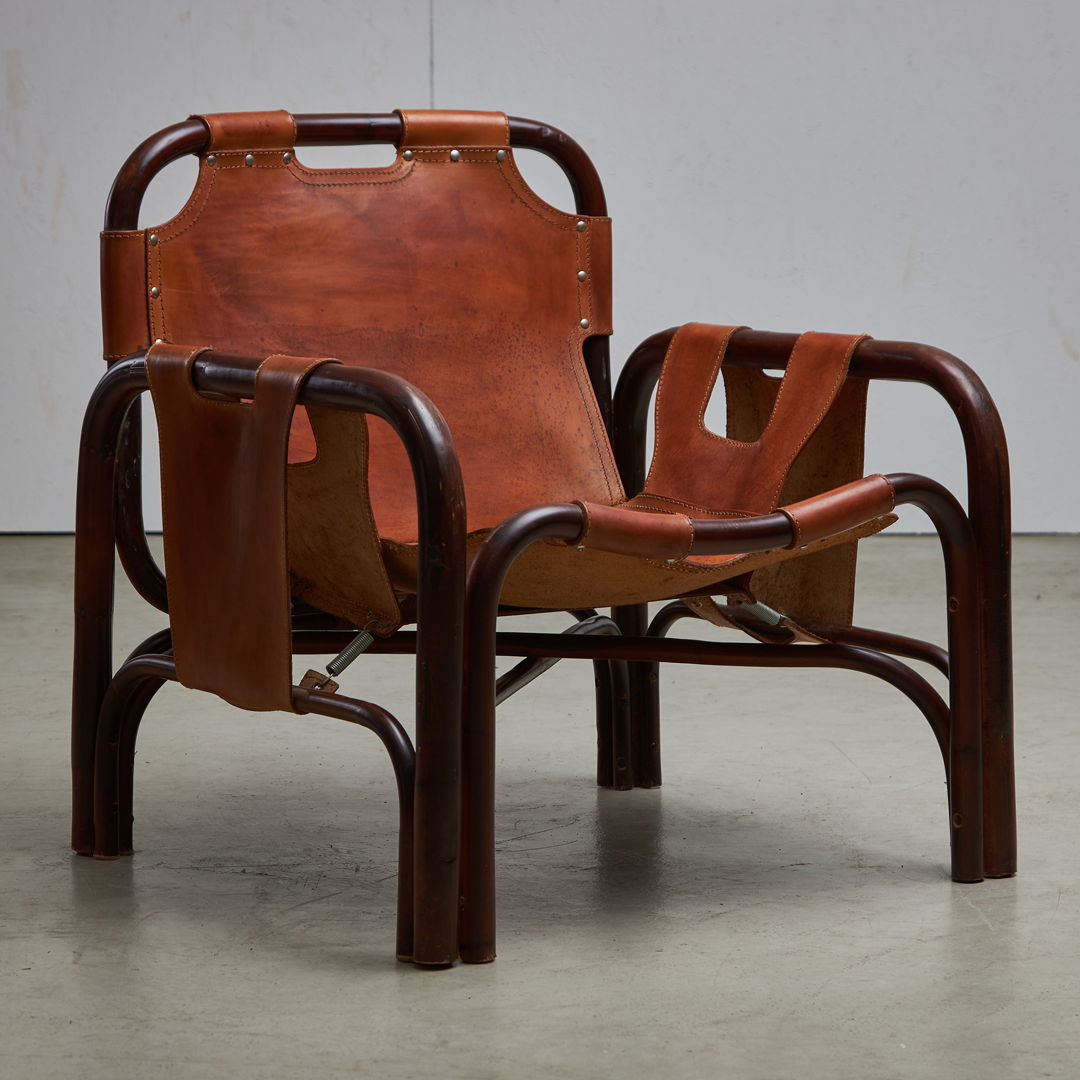 Safari Armchair by Tito Agnoli for Bonacina