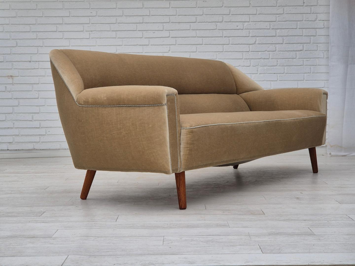 1960s, Danish design by Kurt Østervig for Rolschau Møbler, 3 seater sofa, model 57, original condition.