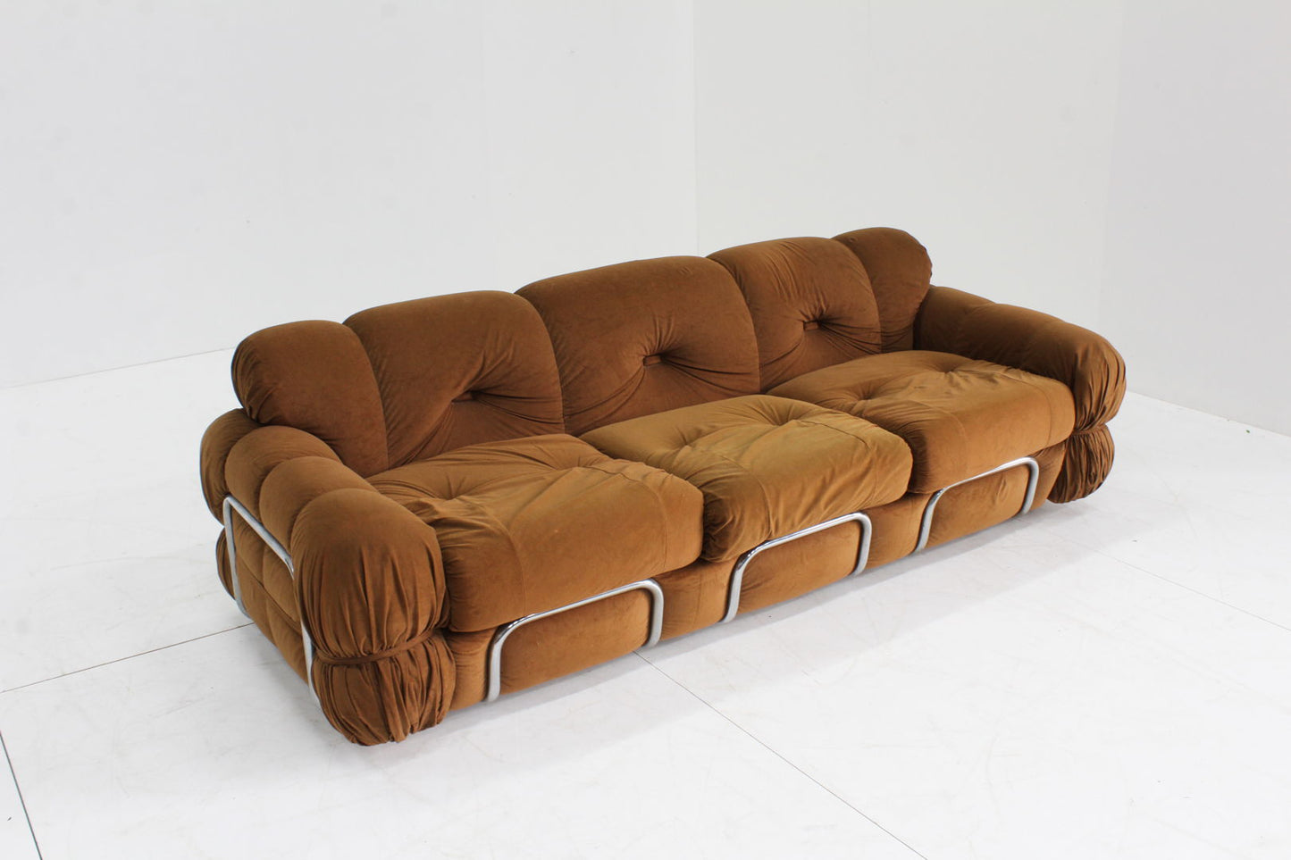 Vintage Italian 3 seater sofa 1970s