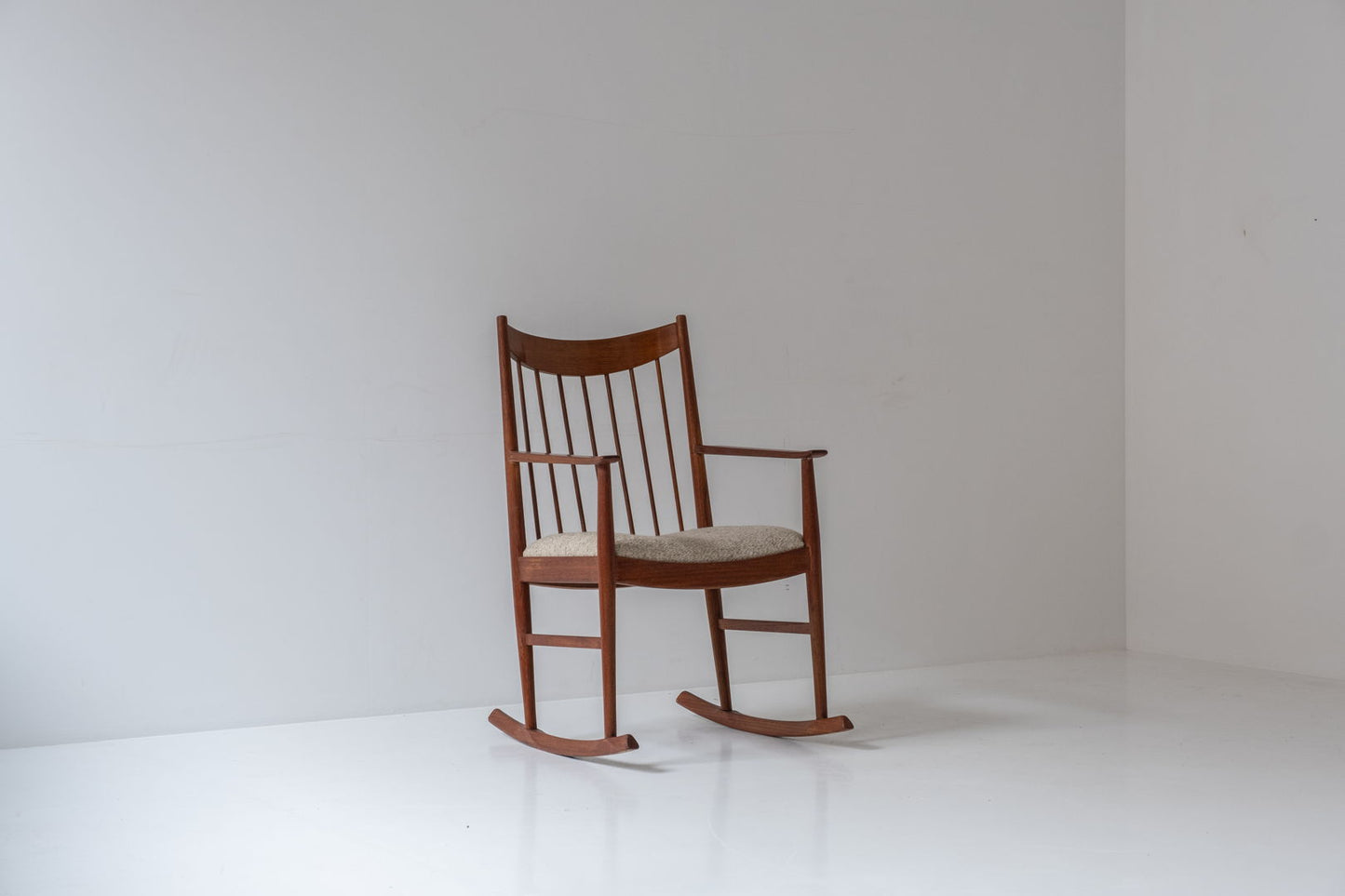 Rocking chair designed by Helge Sibast for Sibast, Denmark 1960s. .