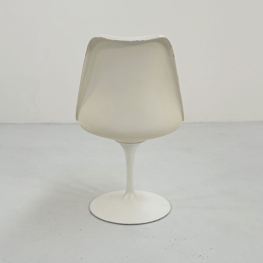 Taupe Swivel Tulip Dining Chair by Eero Saarinen for Knoll, 1960s