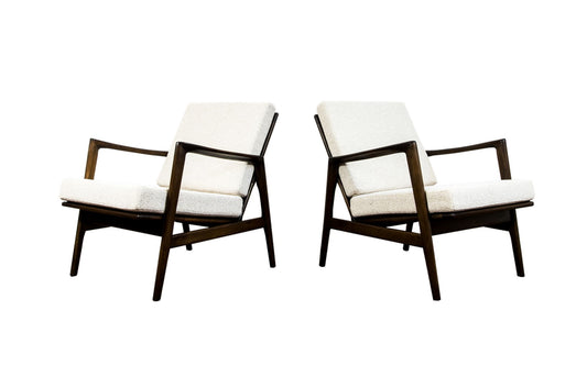 Pair of Mid Century Modern Armchairs " 300-130" Europe, 1960s