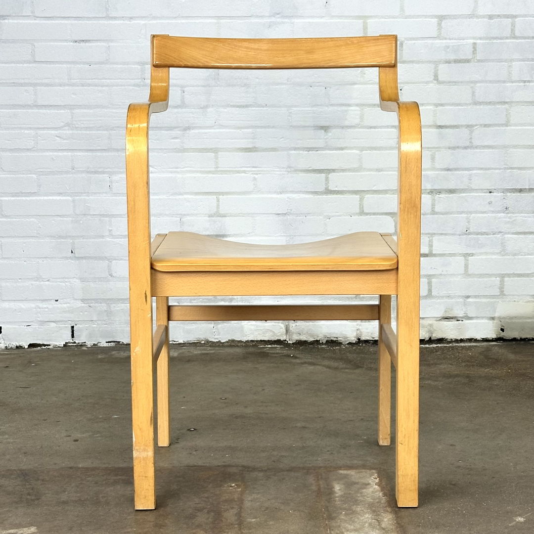 Wooden vintage chair by Enraf Nonius