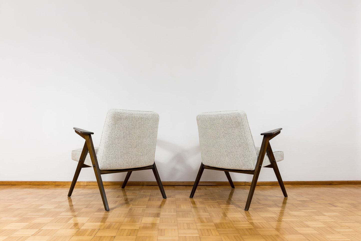 Set Of 4 Restored Mid Century "Bunny" Armchairs, Europe, 1970's