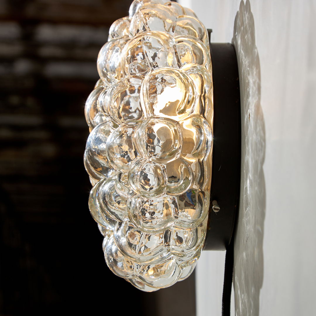 BUBBLE GLASS WALL LIGHT BY HELENA TYNELL FOR LIMBURG