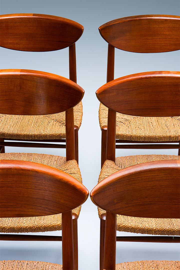 'MODEL 316' chairs - Peter Hidt & Orla Mølgaard -Nielsen