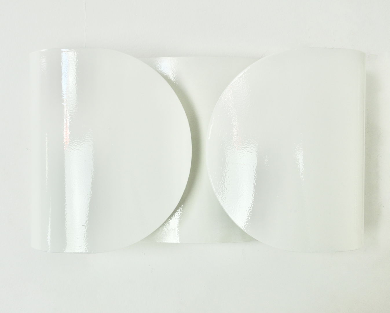 White Foglio Sconces by Tobia & Afra Scarpa for Flos, 1960s Set of 2