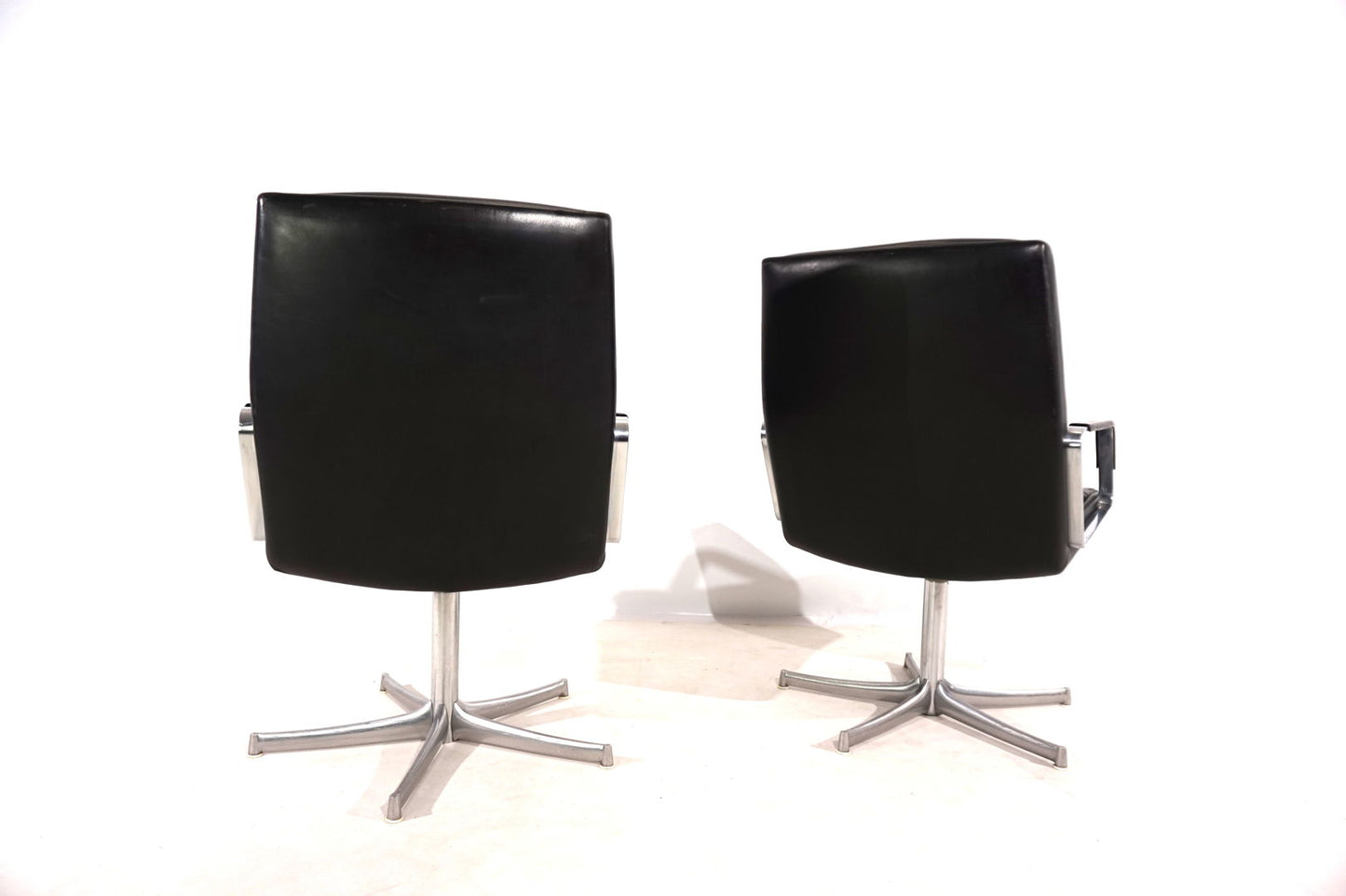 Set of 2 FK711 office chairs by Preben Fabricius/Jørgen Kastholm for Walter Knoll