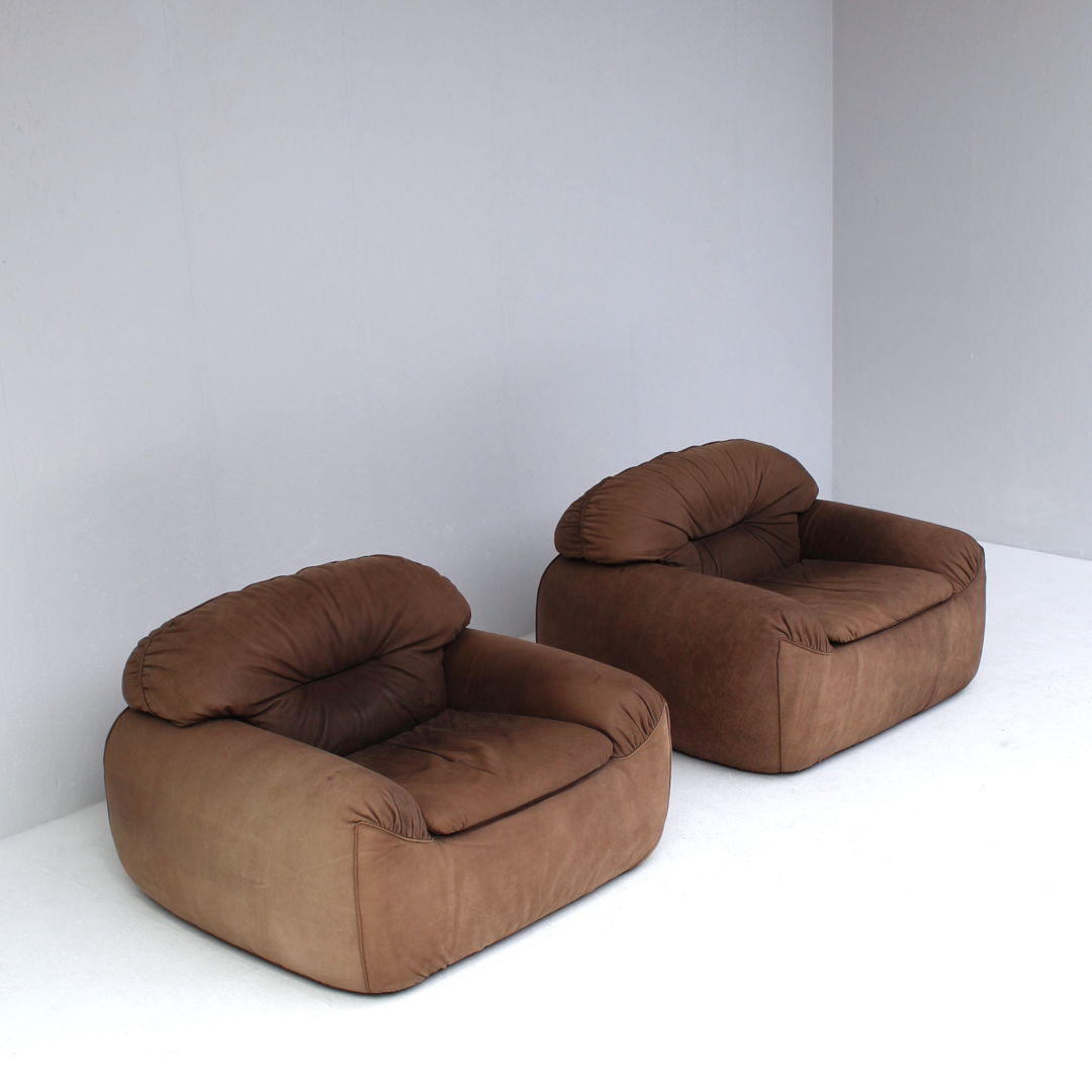 Set of one-seat sofa's by Tre D Mobili