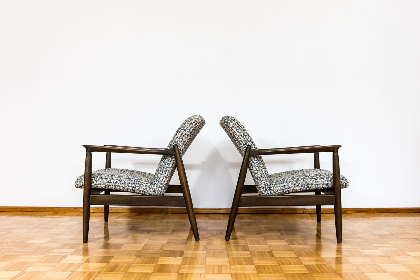 Pair Of Mid Century Armchairs By Edmund Homa, Europe, 1960's