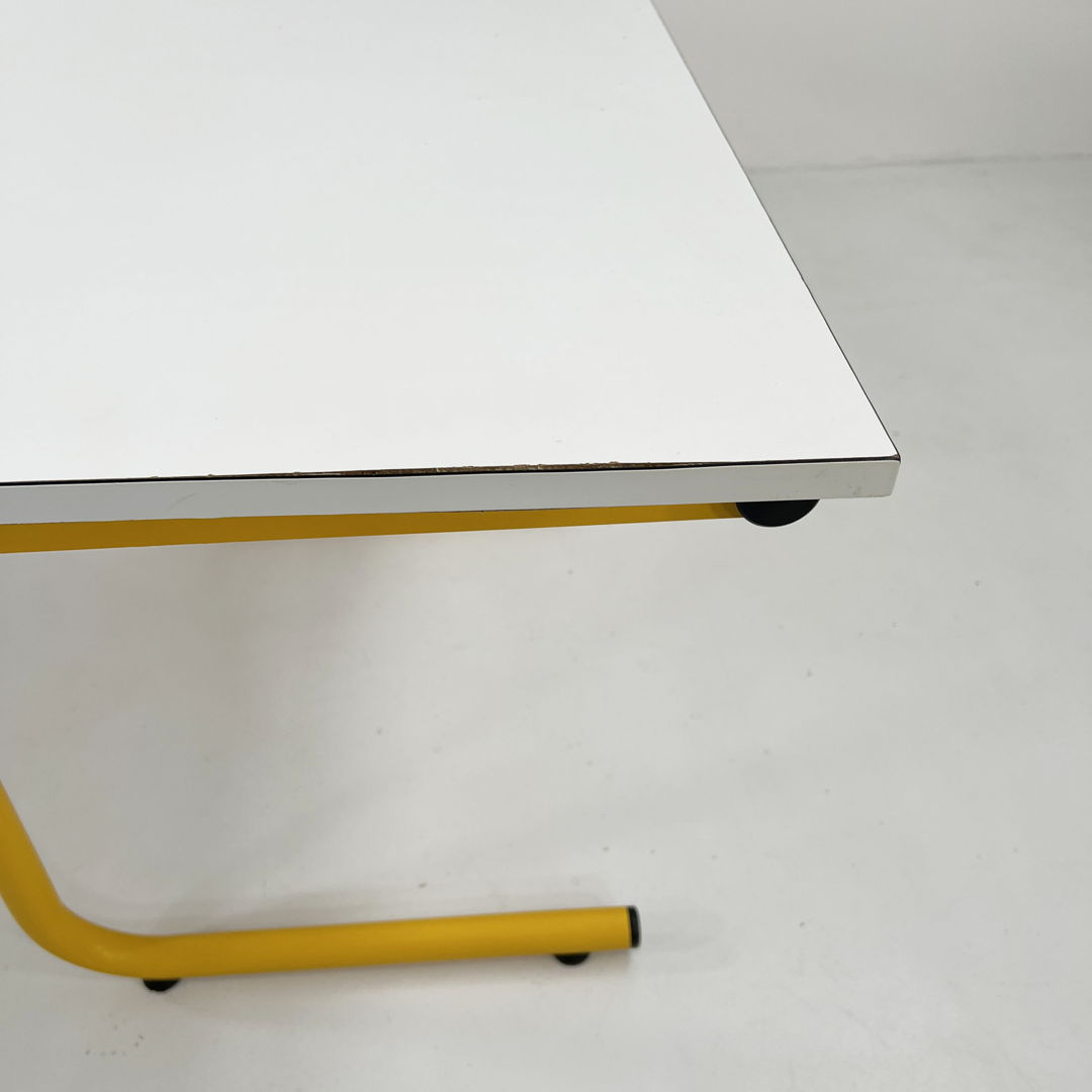 Yellow Drafting Table/Desk by Joe Colombo for Bieffeplast, 1970s