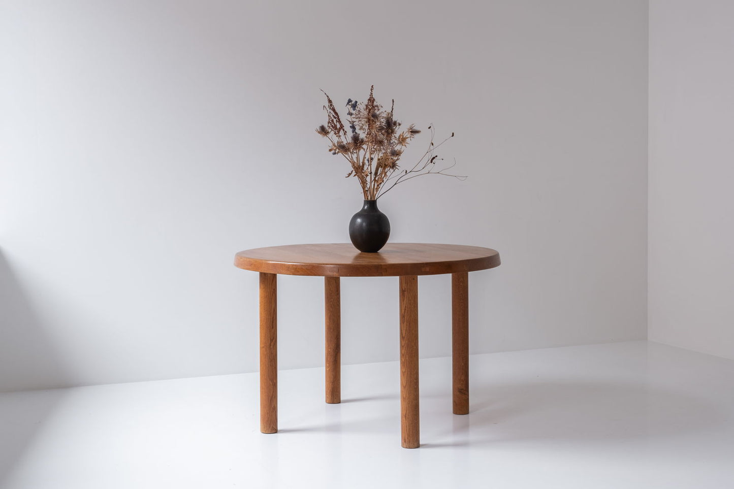 Early edition ‘T02’ dining table by Pierre Chapo, designed and manufactured in his own workshop in France around 1962