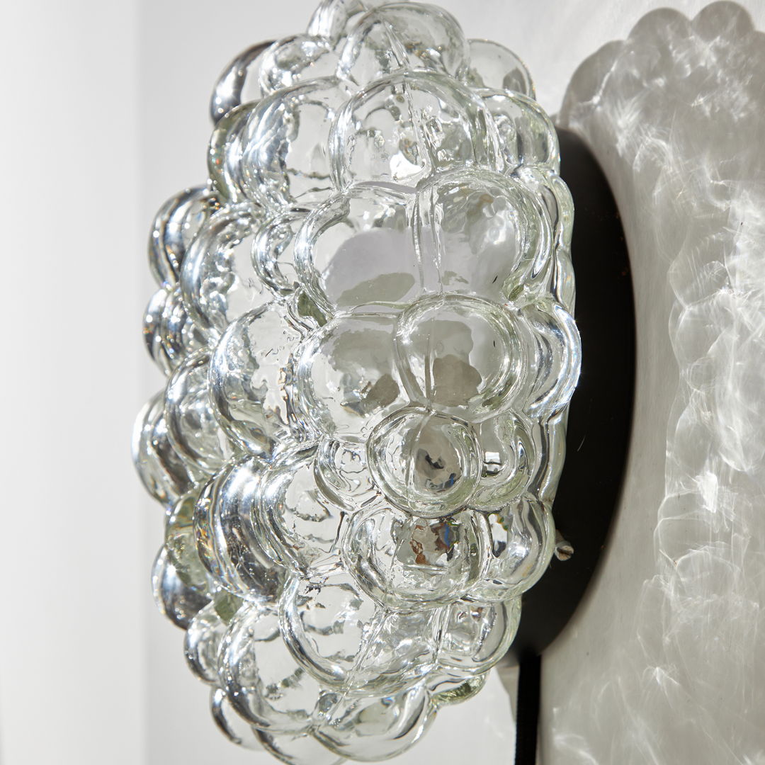 BUBBLE GLASS WALL LIGHT BY HELENA TYNELL FOR LIMBURG