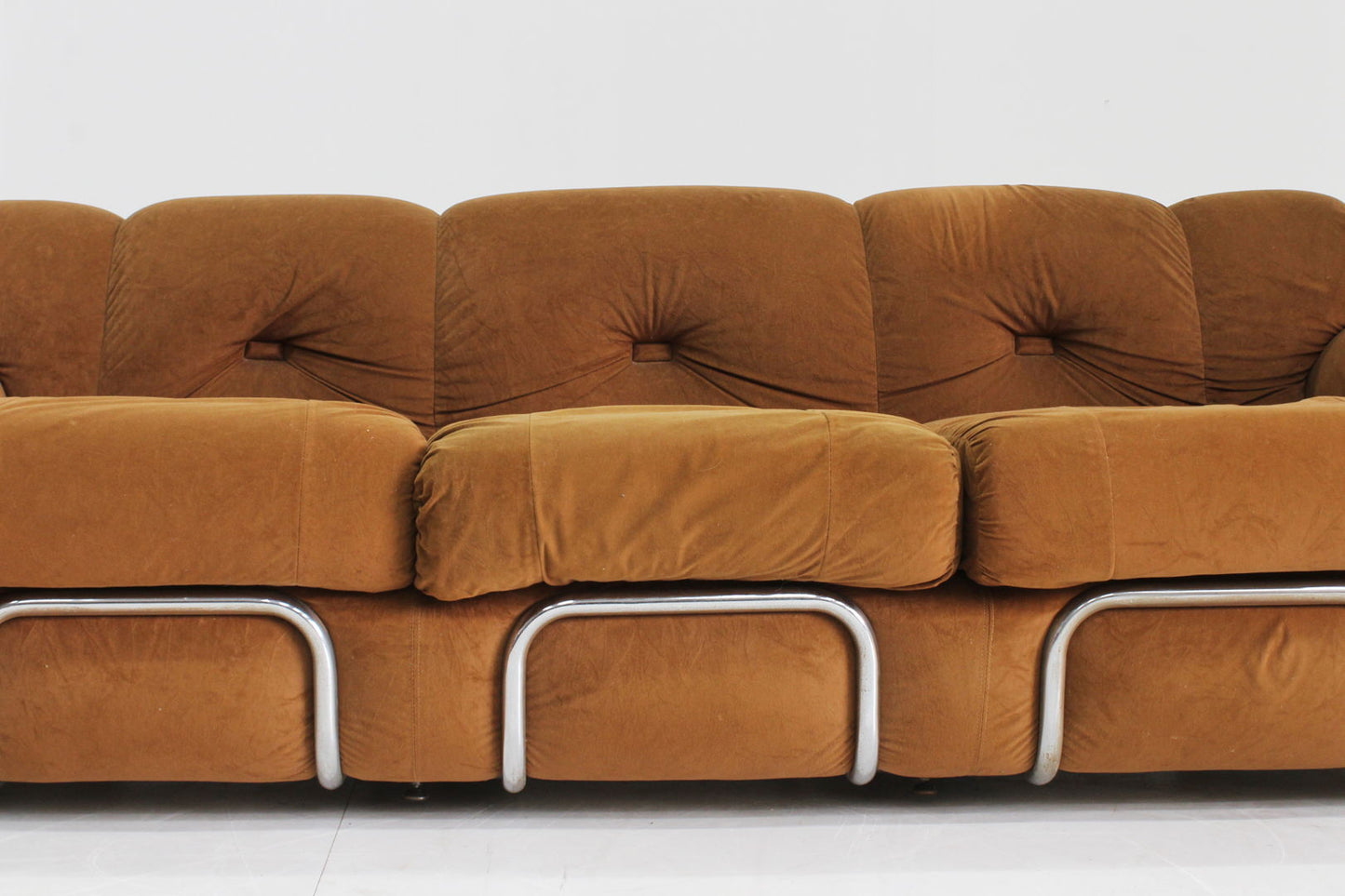 Vintage Italian 3 seater sofa 1970s