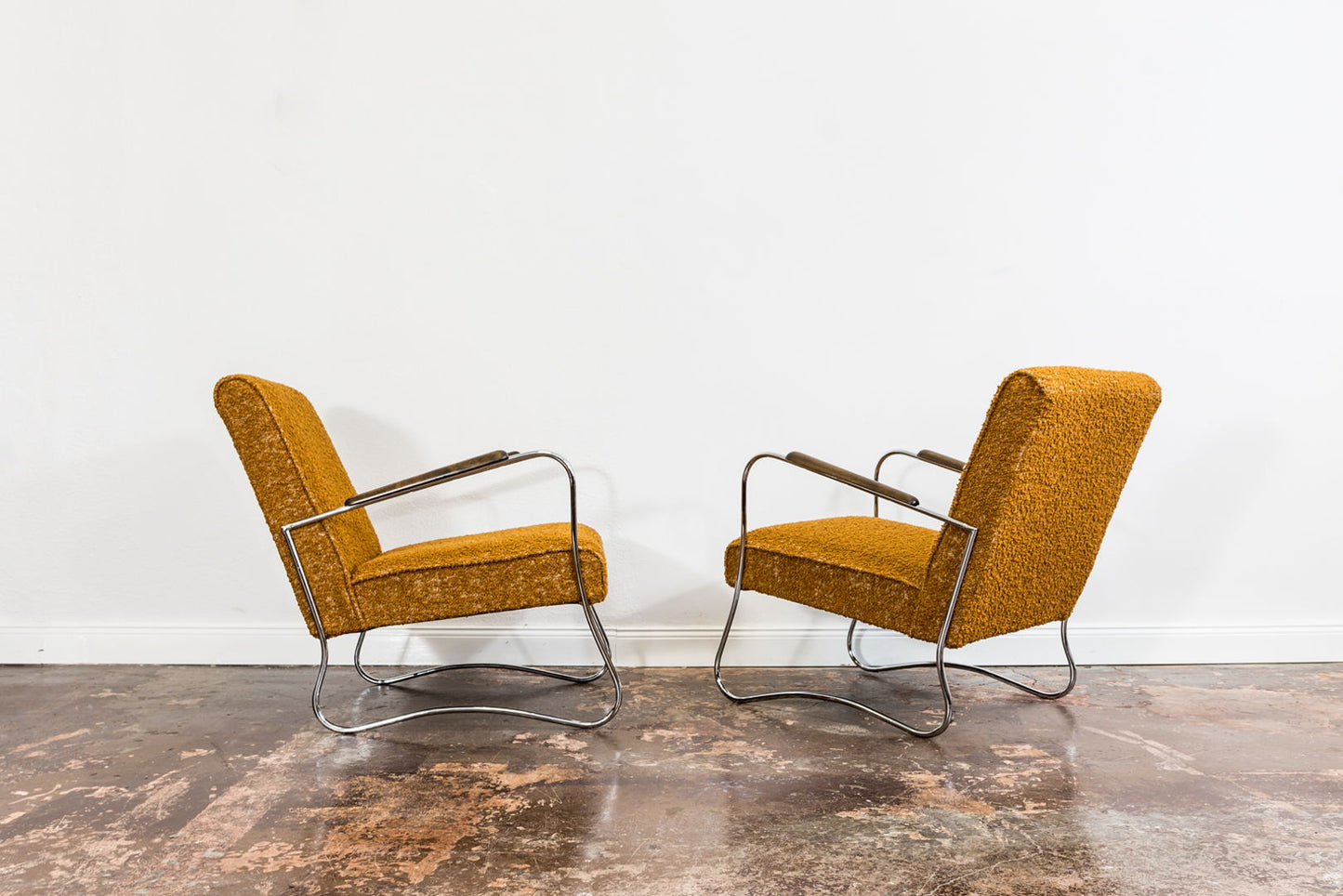 Pair Of Mid Century Armchairs, Europe, 1950s