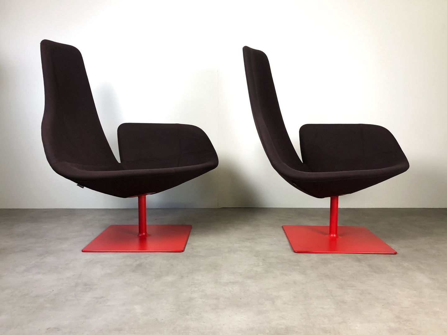 Fjord Swivel Armchairs for Moroso by Patricia Urquiola, 2002