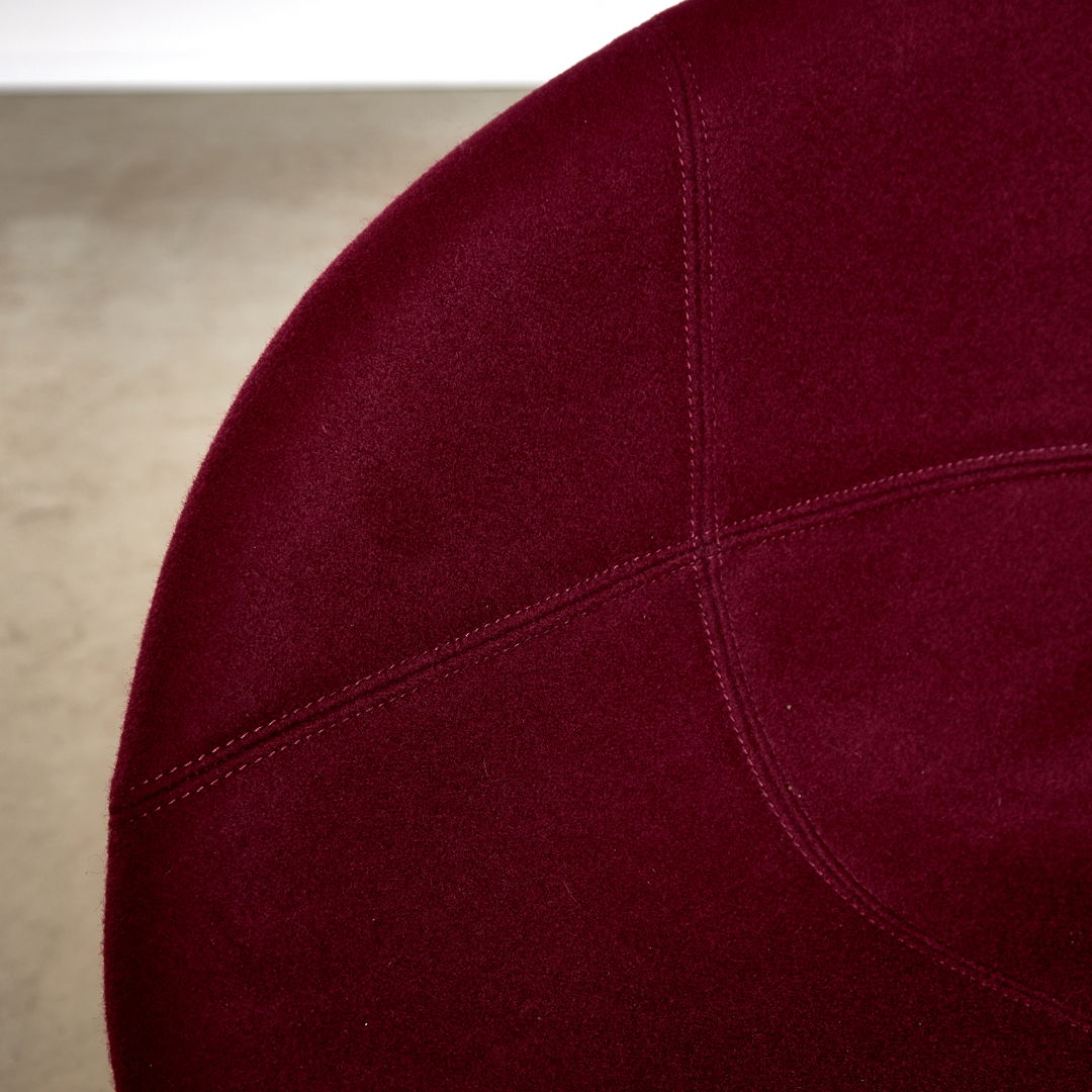 Fjord Chairs in Burgundy by Patricia Urquiola for Moroso, 2002