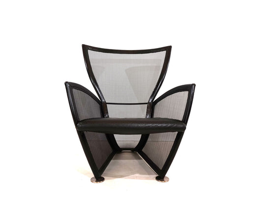 Prive leather armchair by Paolo Nava for Arflex