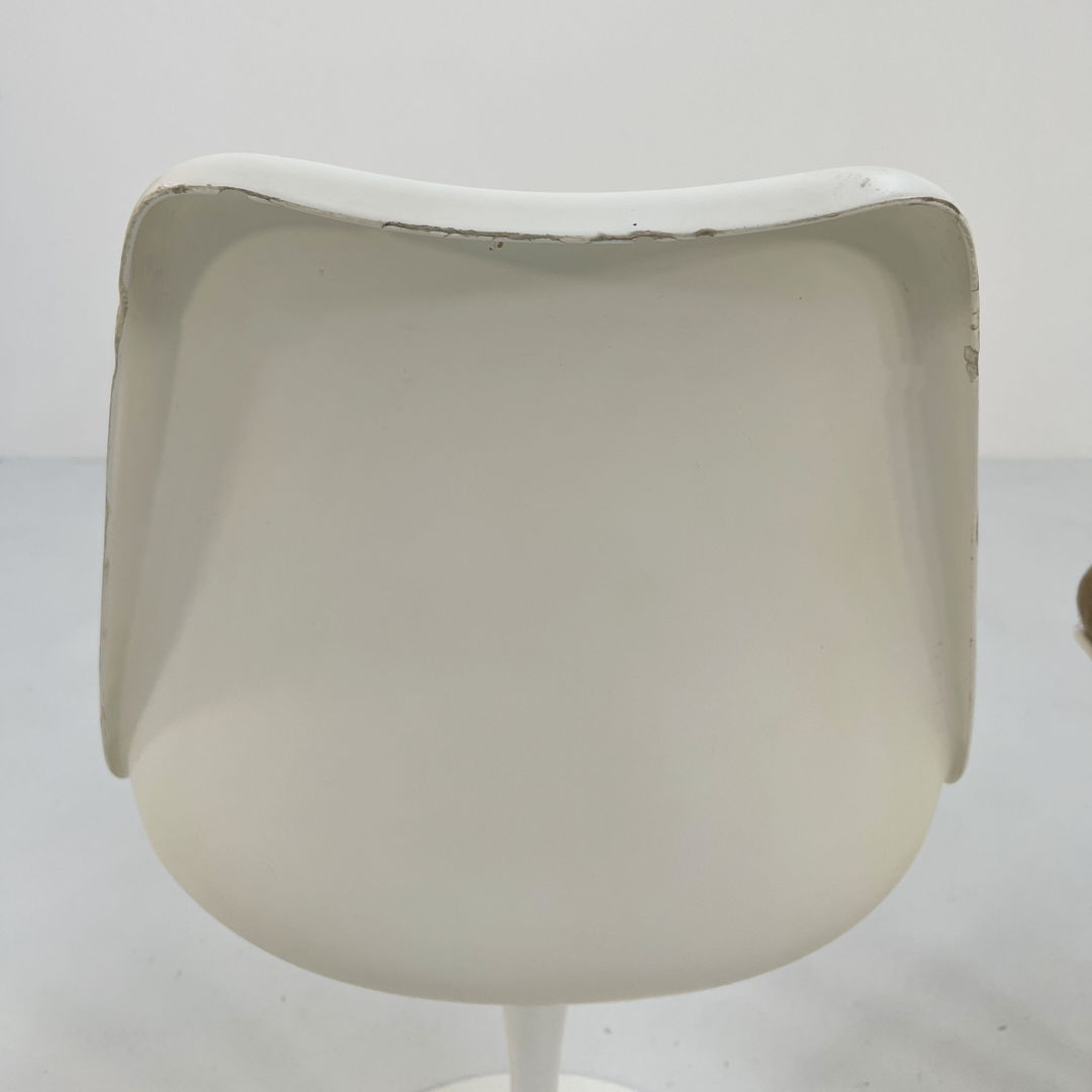 Taupe Swivel Tulip Dining Chair by Eero Saarinen for Knoll, 1960s