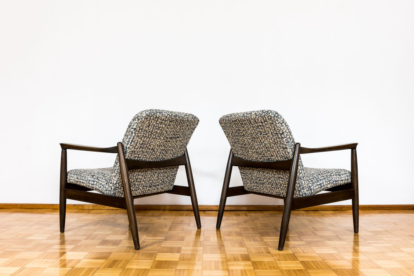 Pair Of Mid Century Armchairs By Edmund Homa, Europe, 1960's