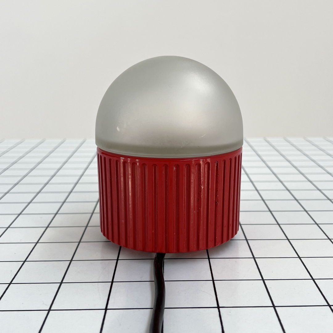 Red Bulbo Table Lamp by R. Barbieri & G. Marianelli for Tronconi, 1980s