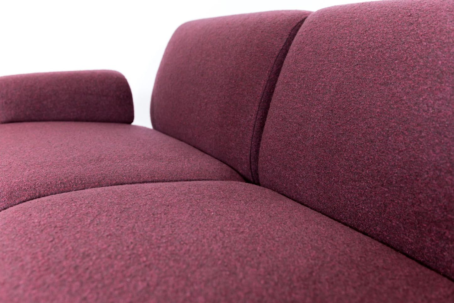 Purple Modular two-seater Sofa by Oelsa, Germany,  1970s