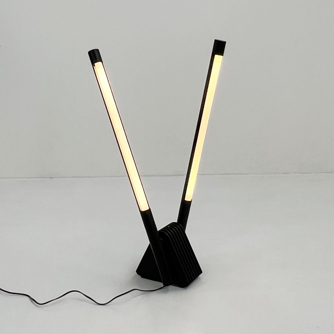 Sistema Flu Neon Table/Wall or Floor Lamp by Rodolfo Bonetto for Luci, 1980s