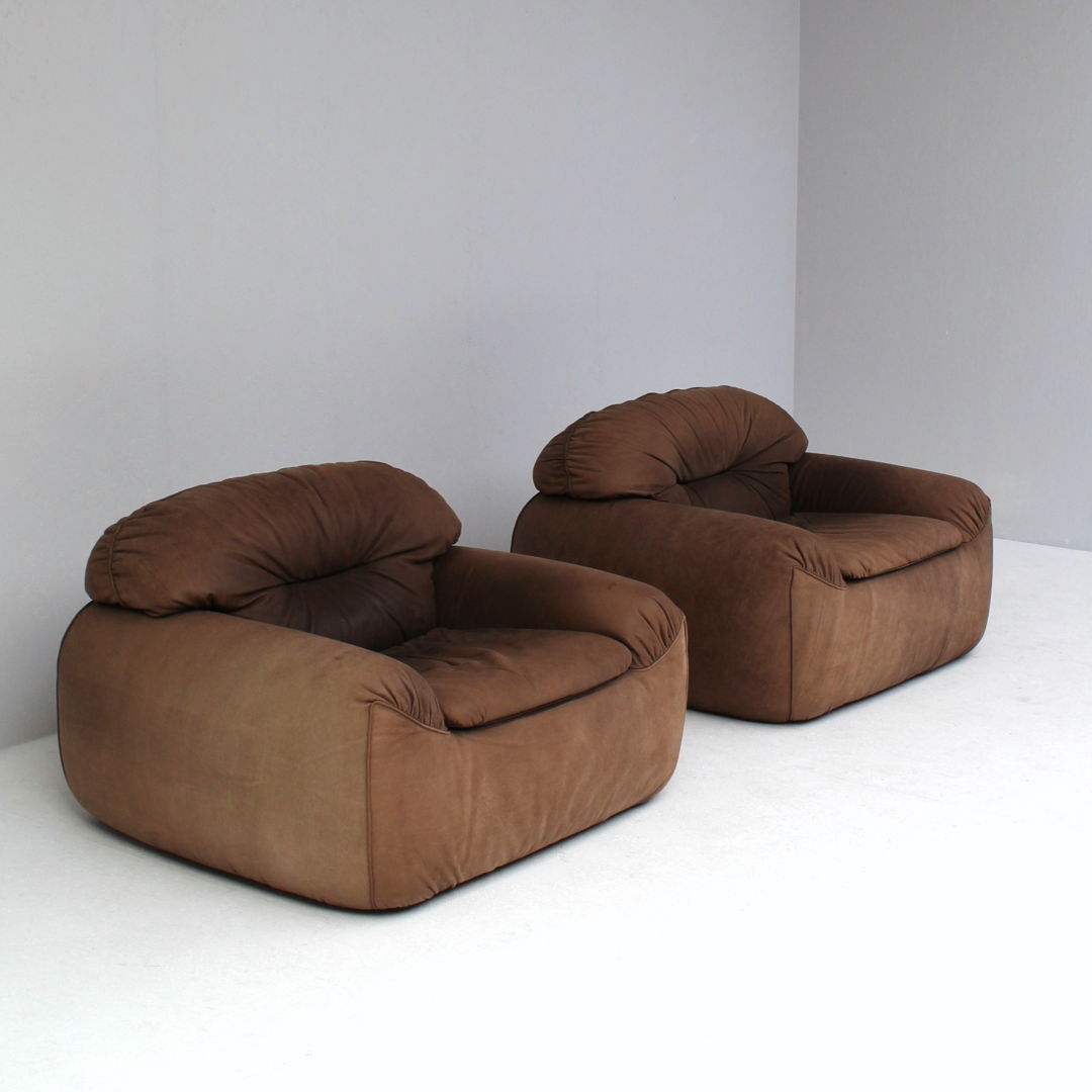 Set of one-seat sofa's by Tre D Mobili